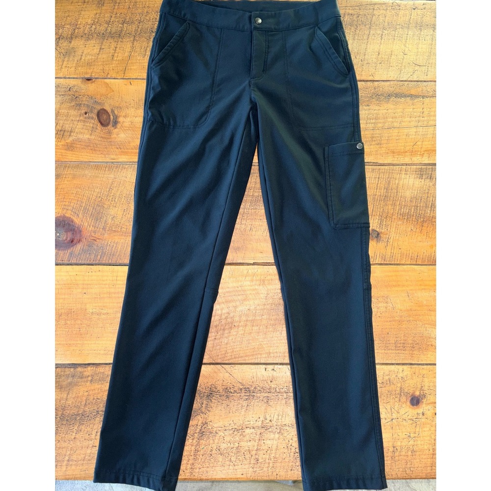 Columbia Womens Black Place to Place Warm Pant Cargo Pocket Fleece Lined Size 8